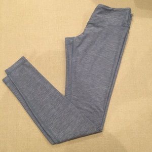 Lululemon Wunder Under yoga pant - heathered Blue